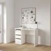 Kantoorbureau Function Plus Wit Hoogglans 102cm - Giga Living