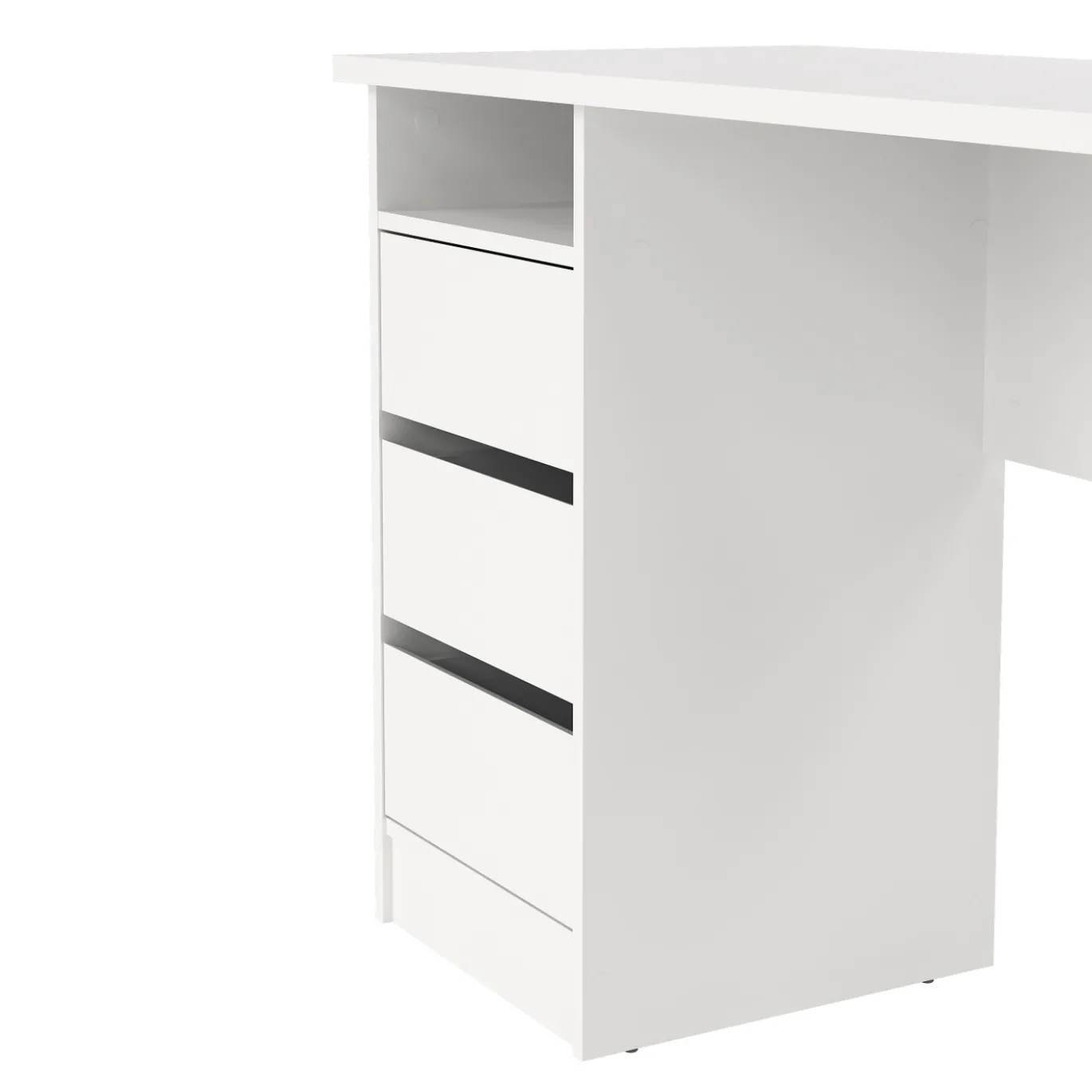 Kantoorbureau Function Plus Wit Hoogglans 102cm - Giga Living