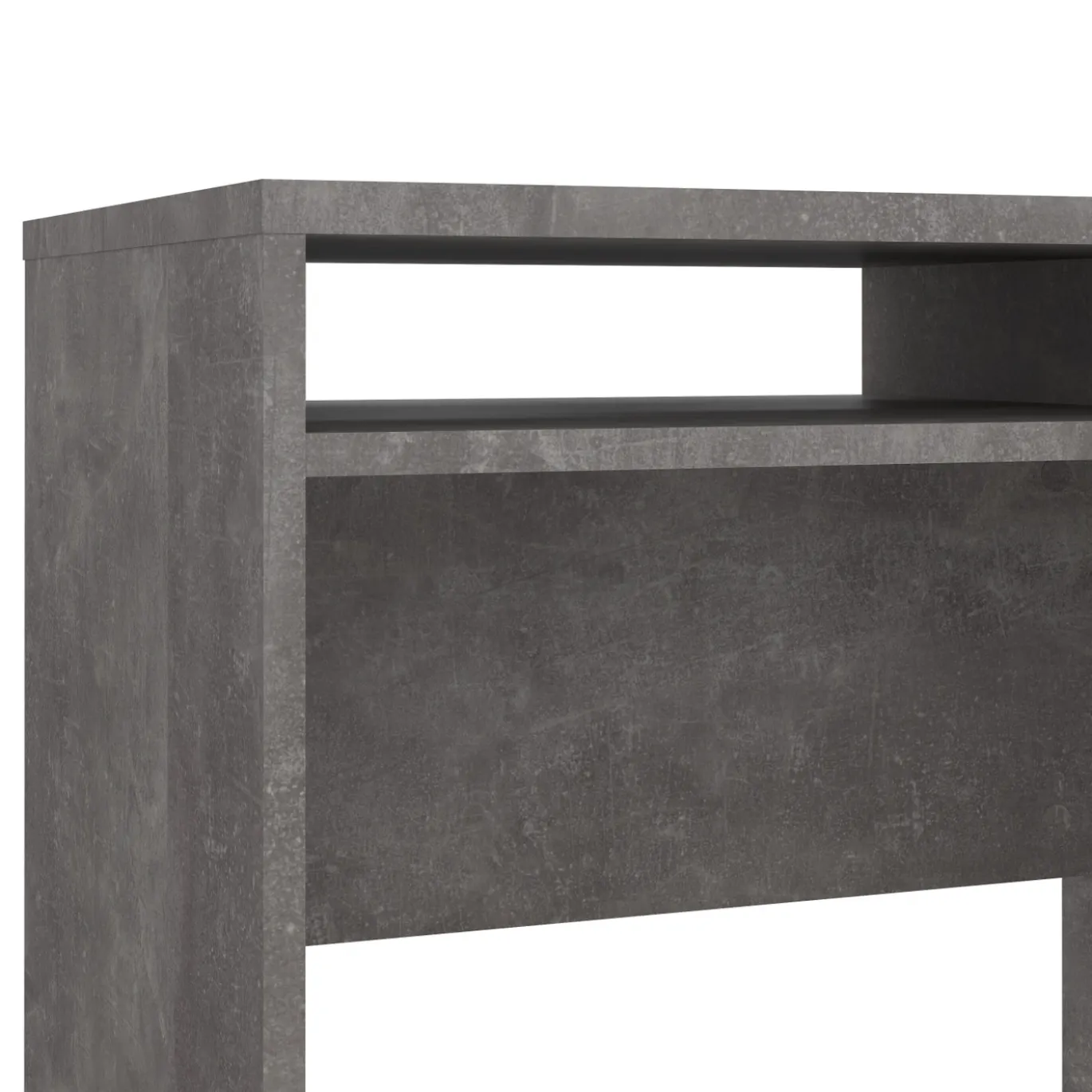 Kantoorbureau Function Plus Oxide Beton Wit Hoogglans - Giga Living