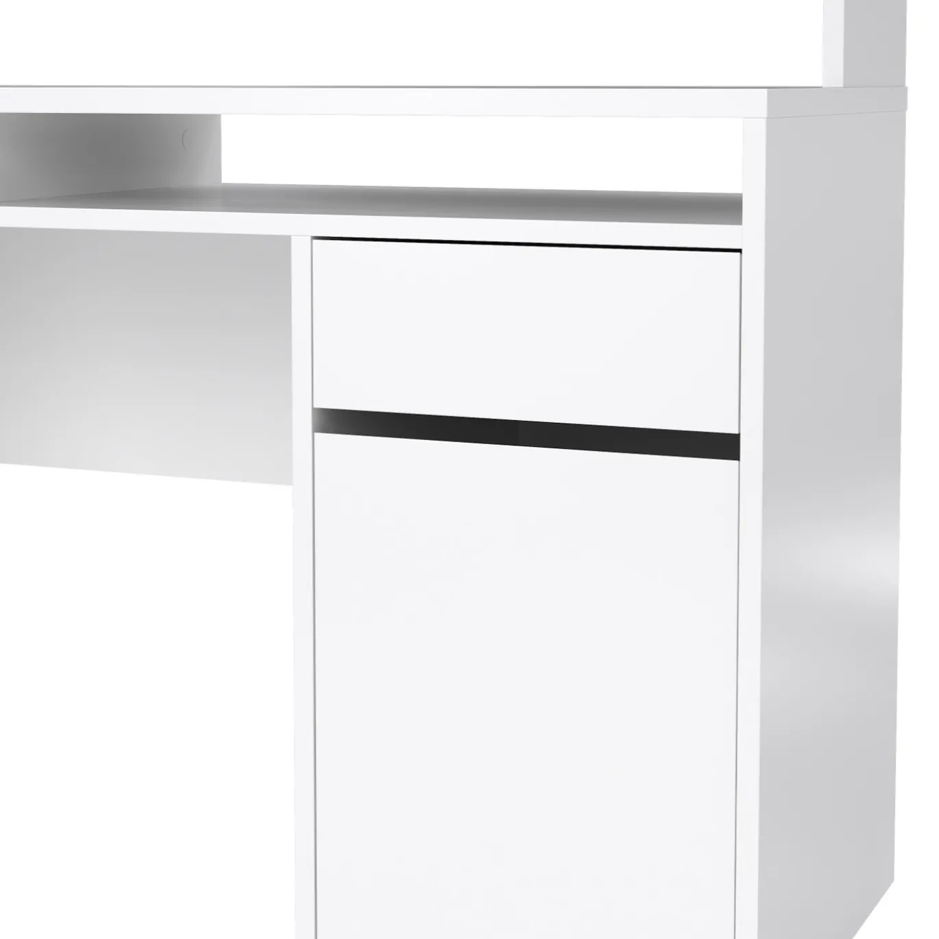 Kantoorbureau Function Plus Wit Hoogglans - Giga Living
