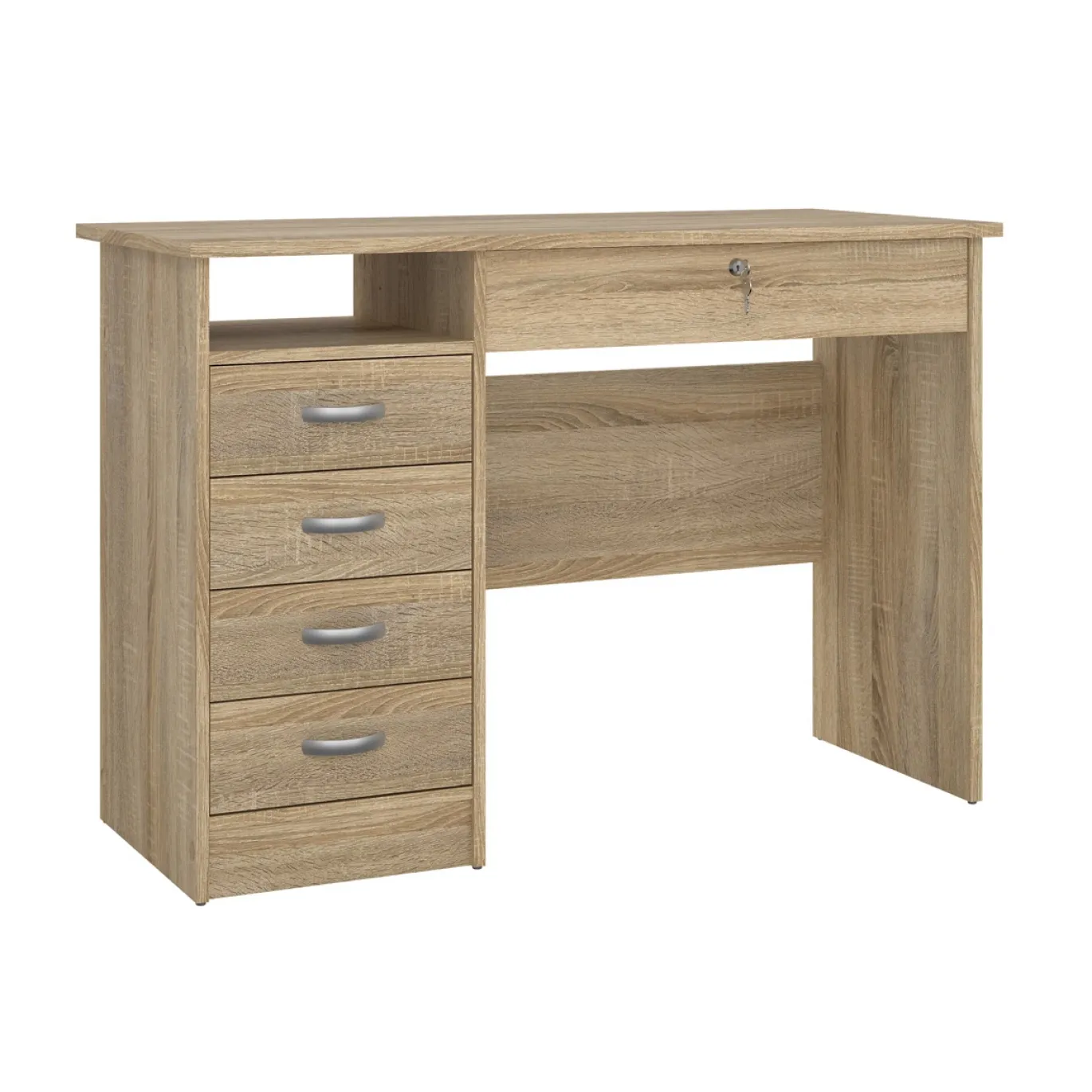 Kantoorbureau Function Plus Naturel 5-lades - Giga Living