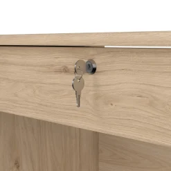 Kantoorbureau Function Plus Jackson Hickory Met Lade - Giga Living