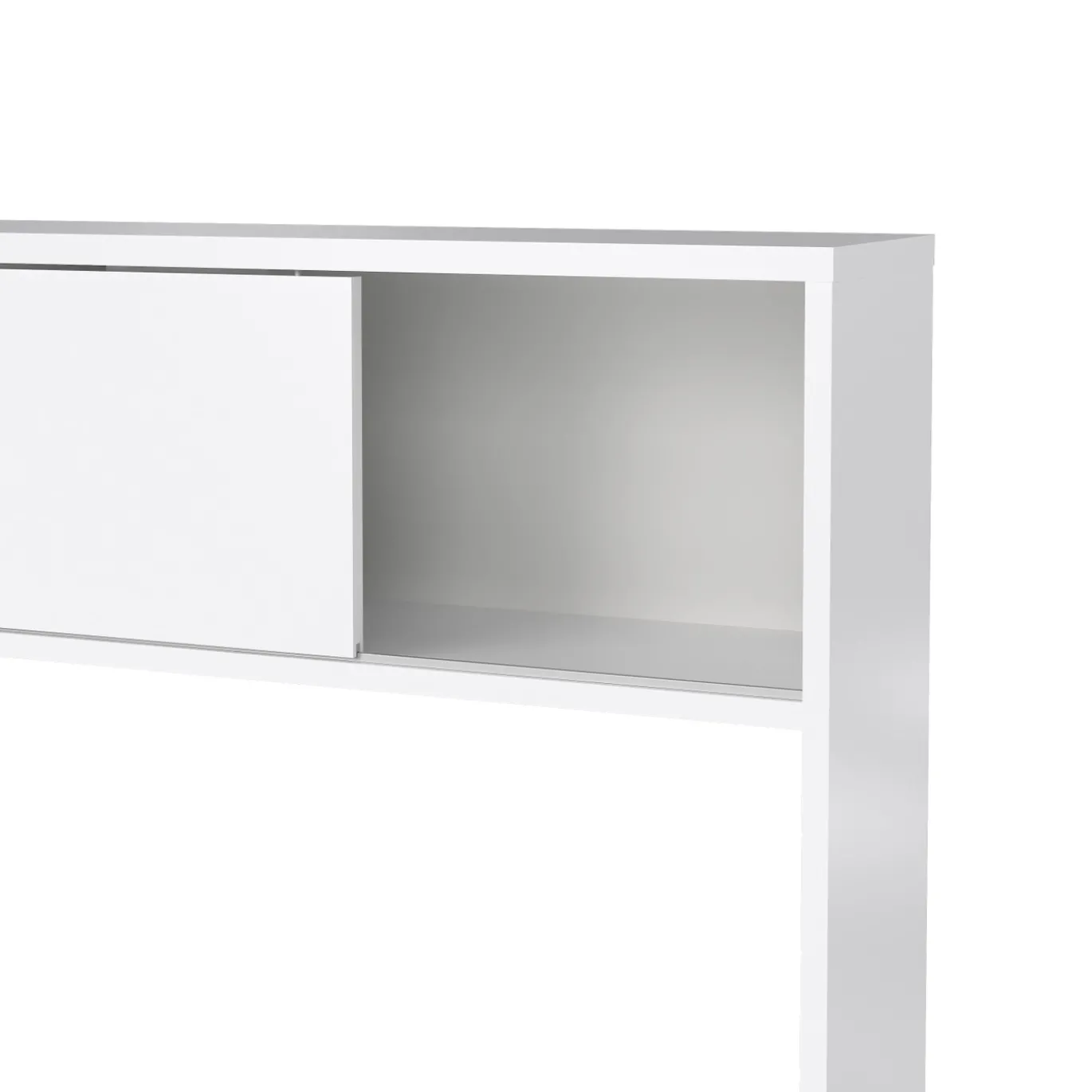 Kantoorbureau Function Plus Wit Hoogglans 1-schuifdeur - Giga Living
