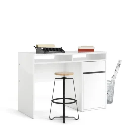 Kantoorbureau Function Plus Wit Hoogglans 110cm - Giga Living