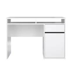 Kantoorbureau Function Plus Wit Hoogglans 110cm - Giga Living