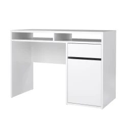 Kantoorbureau Function Plus Wit Hoogglans 110cm - Giga Living