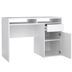 Kantoorbureau Function Plus Wit Hoogglans 110cm - Giga Living