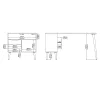 Kantoorbureau Oslo Wit/Naturel - Giga Living