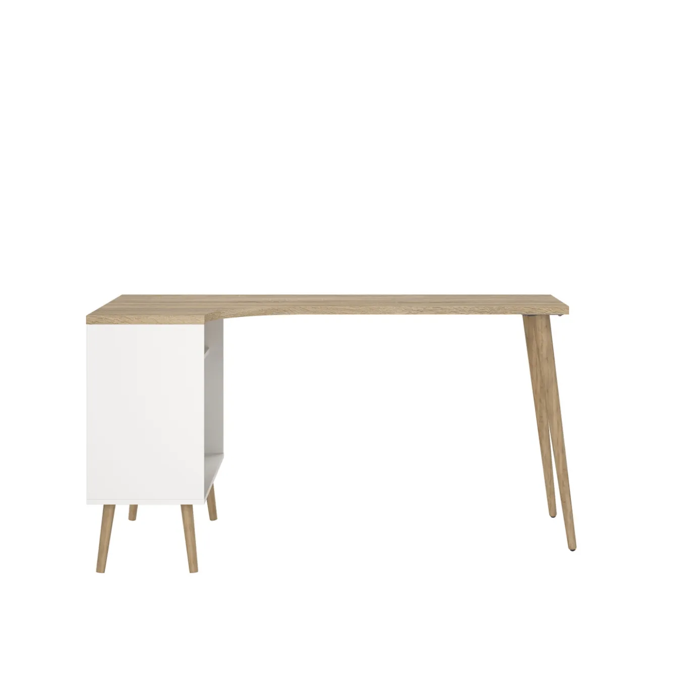 Kantoorbureau Oslo Wit/Naturel - Giga Living