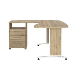 Kantoorbureau Prima Wit/Naturel - Giga Living