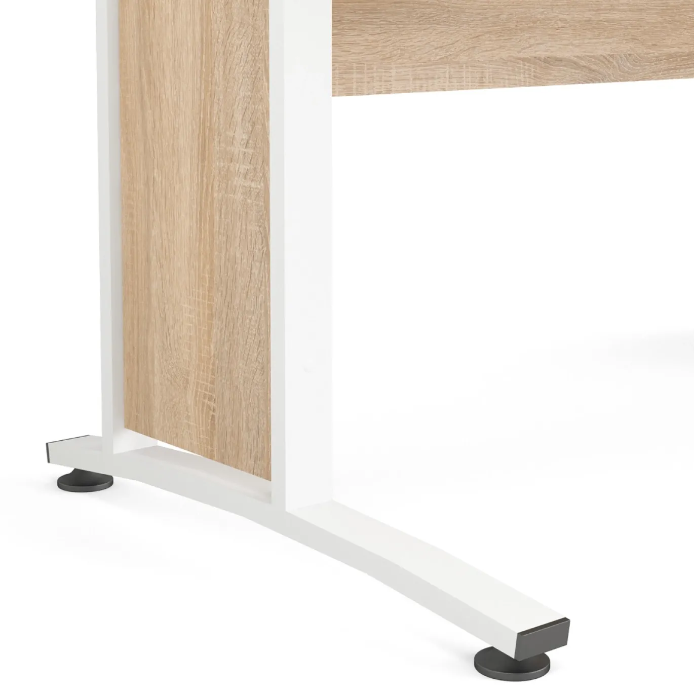 Kantoorbureau Prima Wit/Naturel 150x80cm - Giga Living