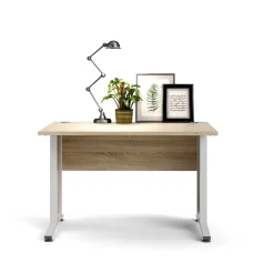 Kantoorbureau Prima Wit/Naturel 120x80cm - Giga Living