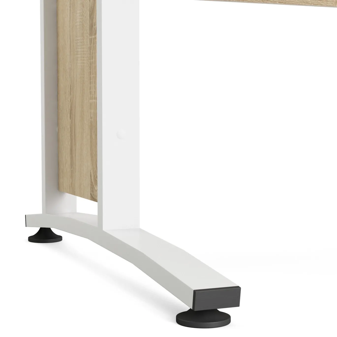 Kantoorbureau Prima Wit/Naturel 120x80cm - Giga Living