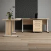 Kantoorbureau Prima Wit/Naturel 230x200cm - Giga Living