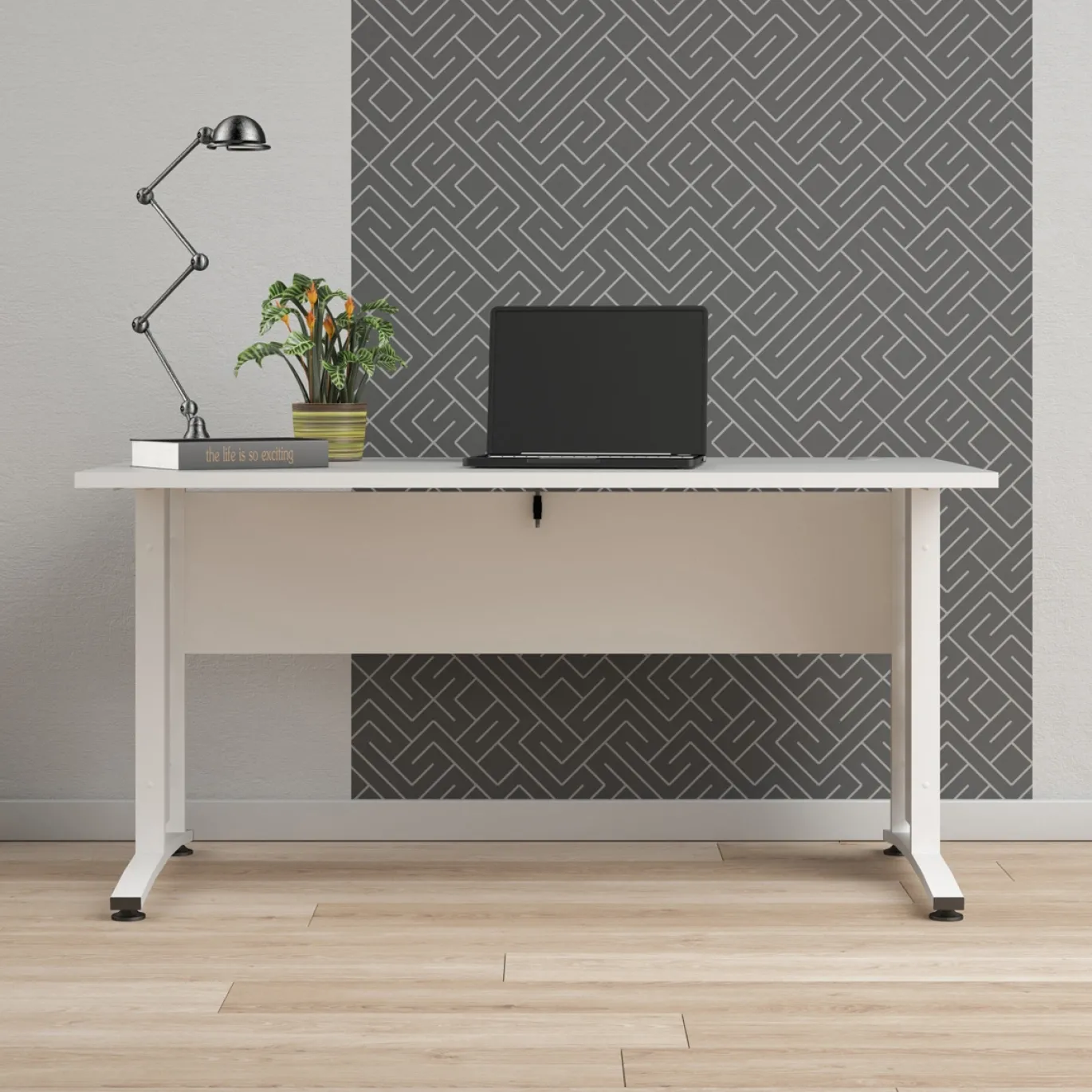 Kantoorbureau Prima Wit 150x80cm - Giga Living