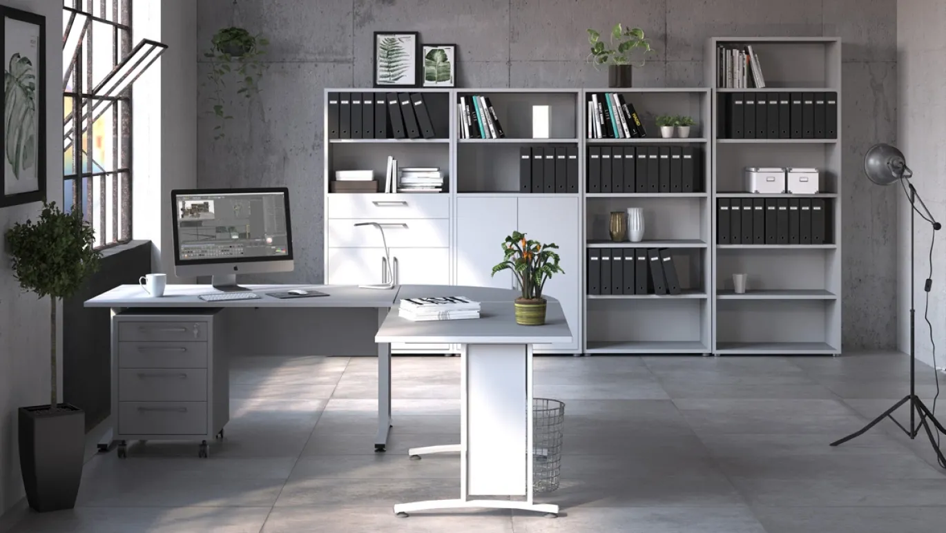 Kantoorbureau Prima Wit 150x80cm - Giga Living