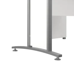 Kantoorbureau Prima Wit Zilvergrijs Staal - Giga Living