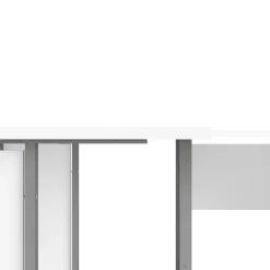 Kantoorbureau Prima Wit Zilvergrijs Staal 230x200cm - Giga Living