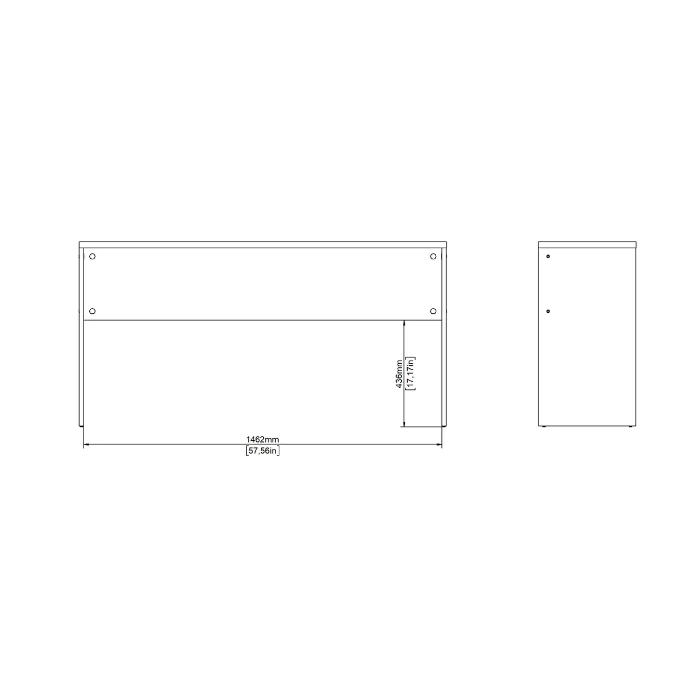 Kantoorbureau Sign Jackson Hickory - Giga Living