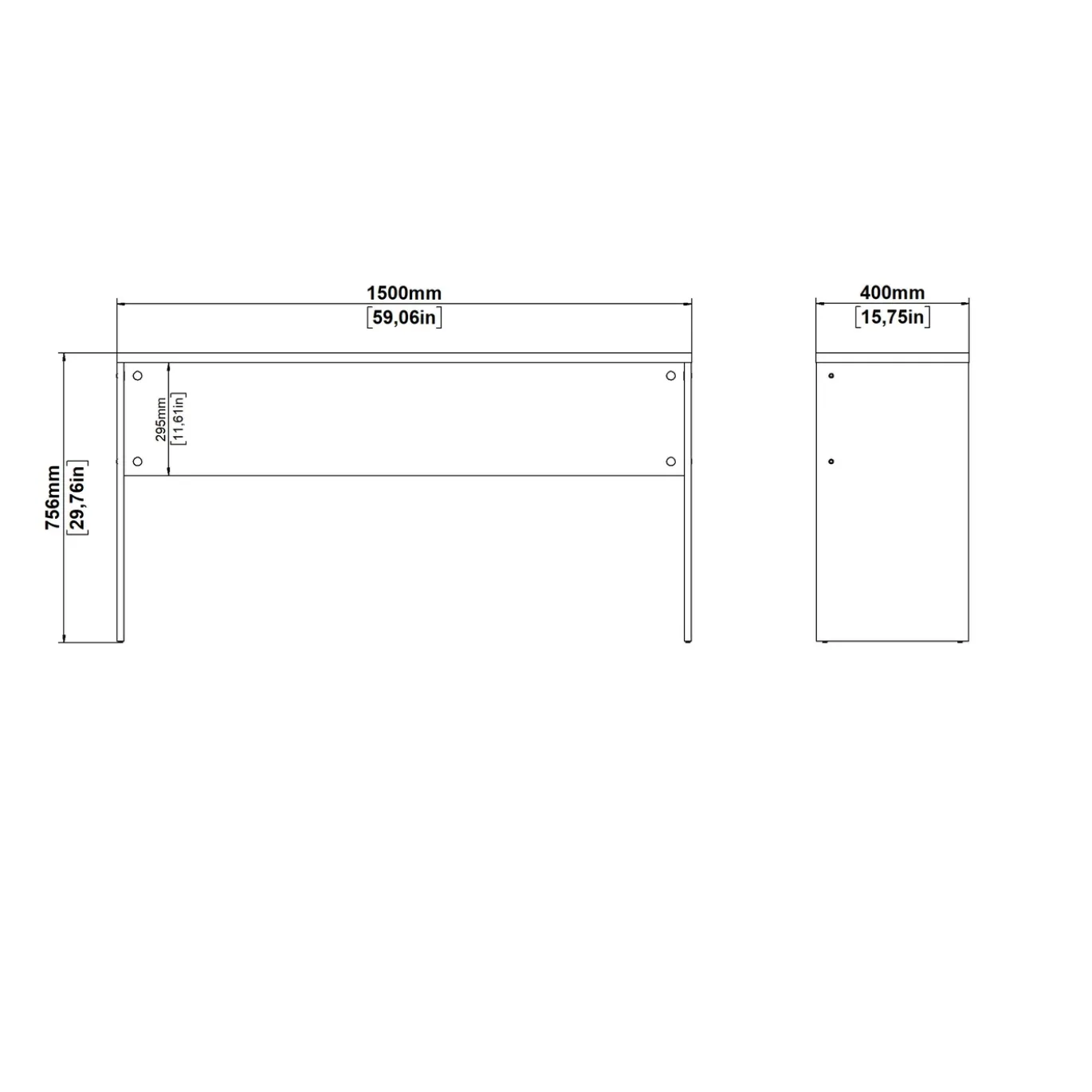 Kantoorbureau Sign Jackson Hickory - Giga Living