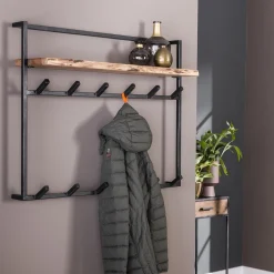Kapstok Air Solid 12 Haken Hoedenplank - Giga Meubel