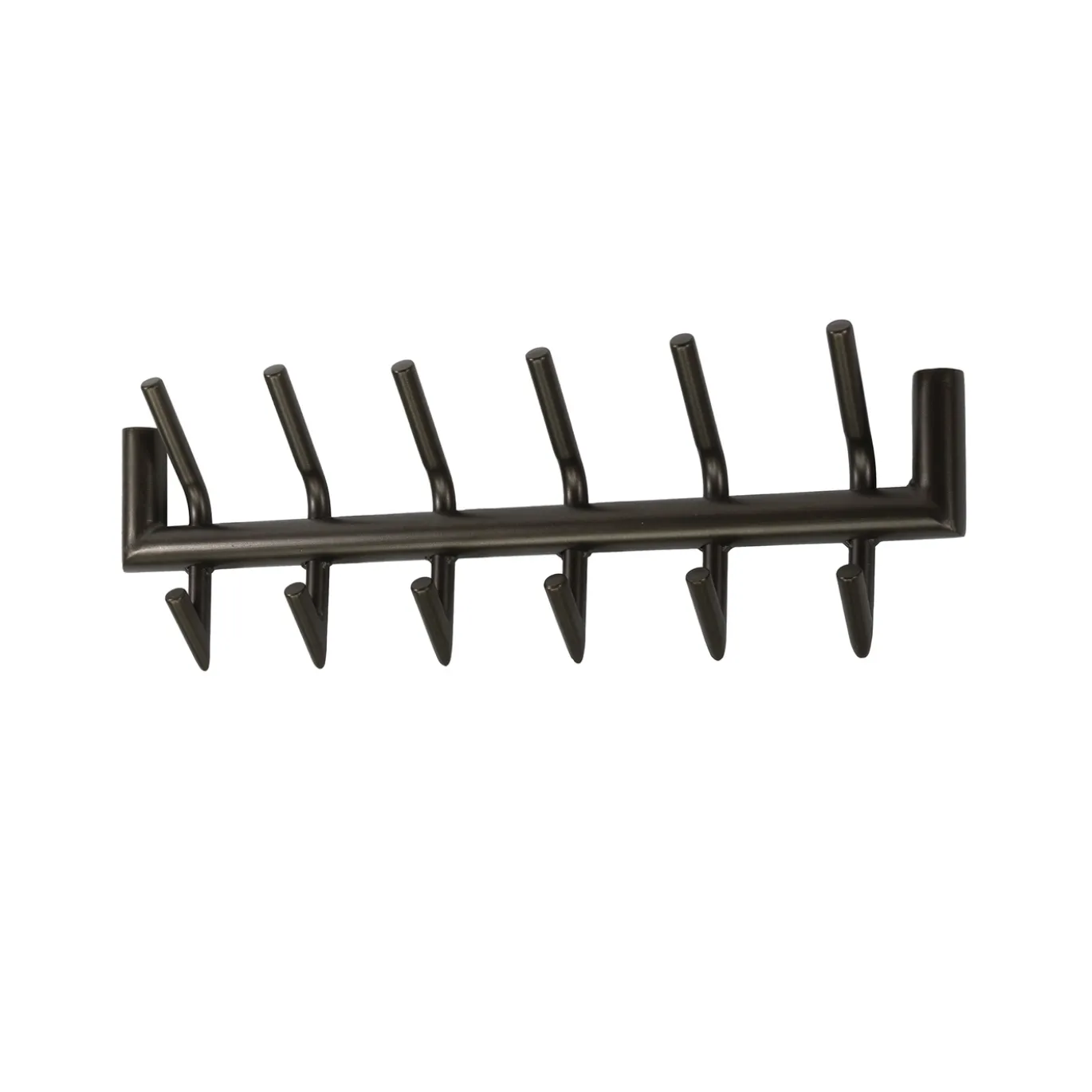 Kapstok Tubo 2x6 Haken Drift Brown - Giga Meubel