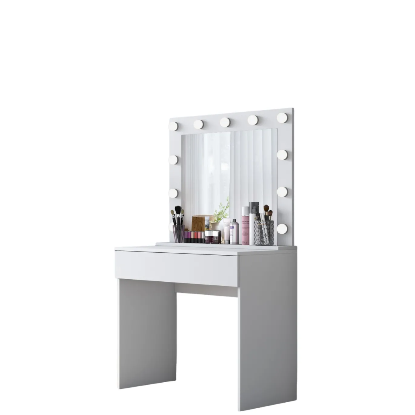 Kaptafel Bengisu Wit Incl. Spiegel