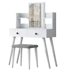 Kaptafel Bulon Wit Incl. Kruk