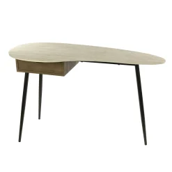 Kaptafel Travino 1 Lade Keramiek Travertin - Giga Meubel