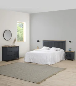 Kast Bruna 3L1dr1d Wax/grijs Antraciet - Giga Meubel
