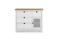 Kast Bruna 3L1dr1d Wax/wit Wash - Giga Meubel