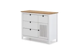 Kast Bruna 3L1dr1d Wax/wit Wash - Giga Meubel