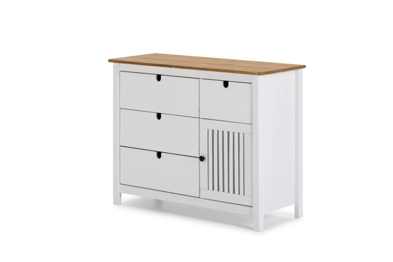 Kast Bruna 3L1dr1d Wax/wit Wash - Giga Meubel
