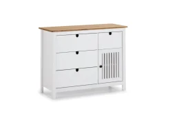 Kast Bruna 3L1dr1d Wax/wit Wash - Giga Meubel