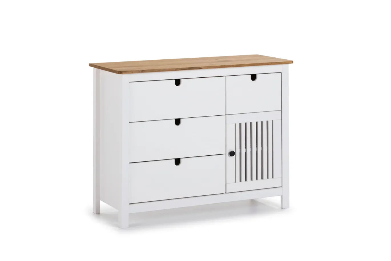 Kast Bruna 3L1dr1d Wax/wit Wash - Giga Meubel