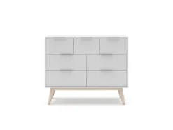Kast Campus 4+3L Wit Wax - Giga Meubel