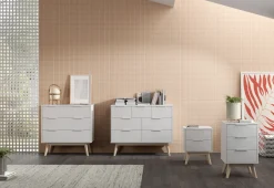 Kast Campus 3L Wit Wax - Giga Meubel