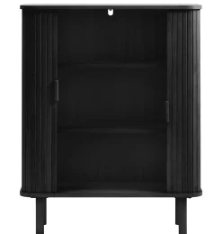Kast Cavo Zwart Eiken - Giga Living