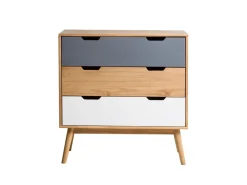 Kast Cusco 3L Wax/t, Grijs-wit - Giga Meubel