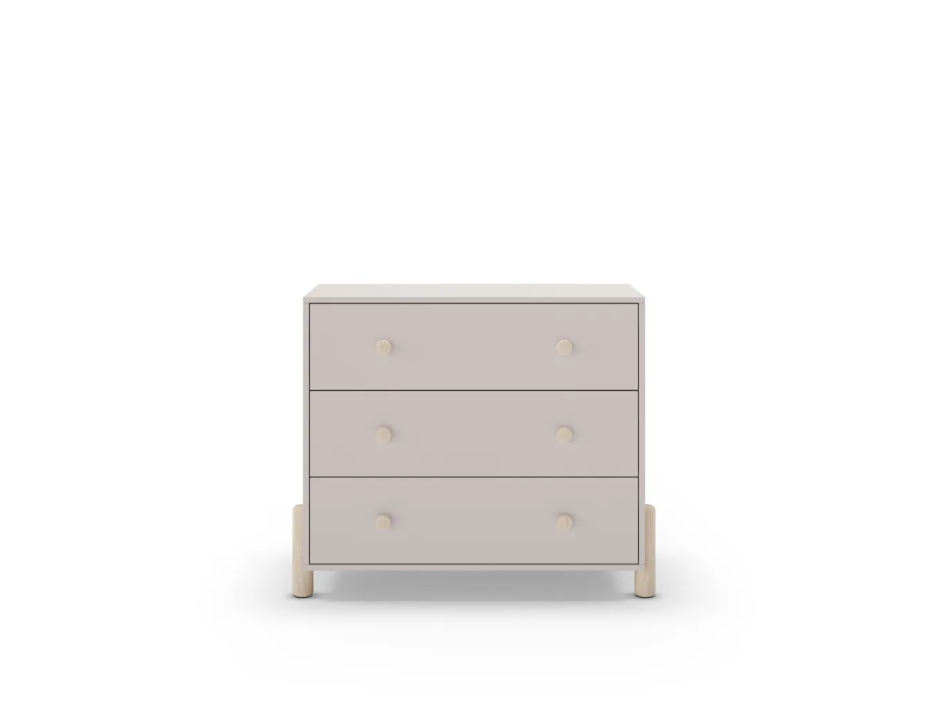 Kast Enola 3L Crème/wit Wax - Giga Meubel