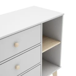 Kast Esteban 3L2v Wit Wax - Giga Meubel