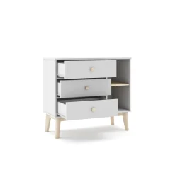 Kast Esteban 3L2v Wit Wax - Giga Meubel