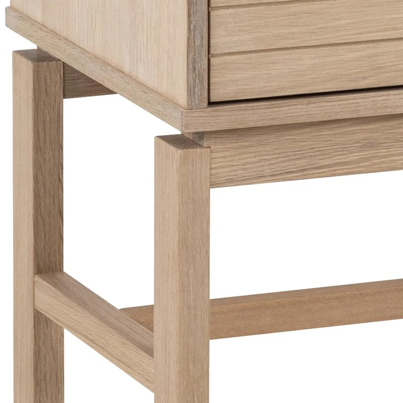 Kast Klevik Eikenfineer Wit 150cm - Giga Living