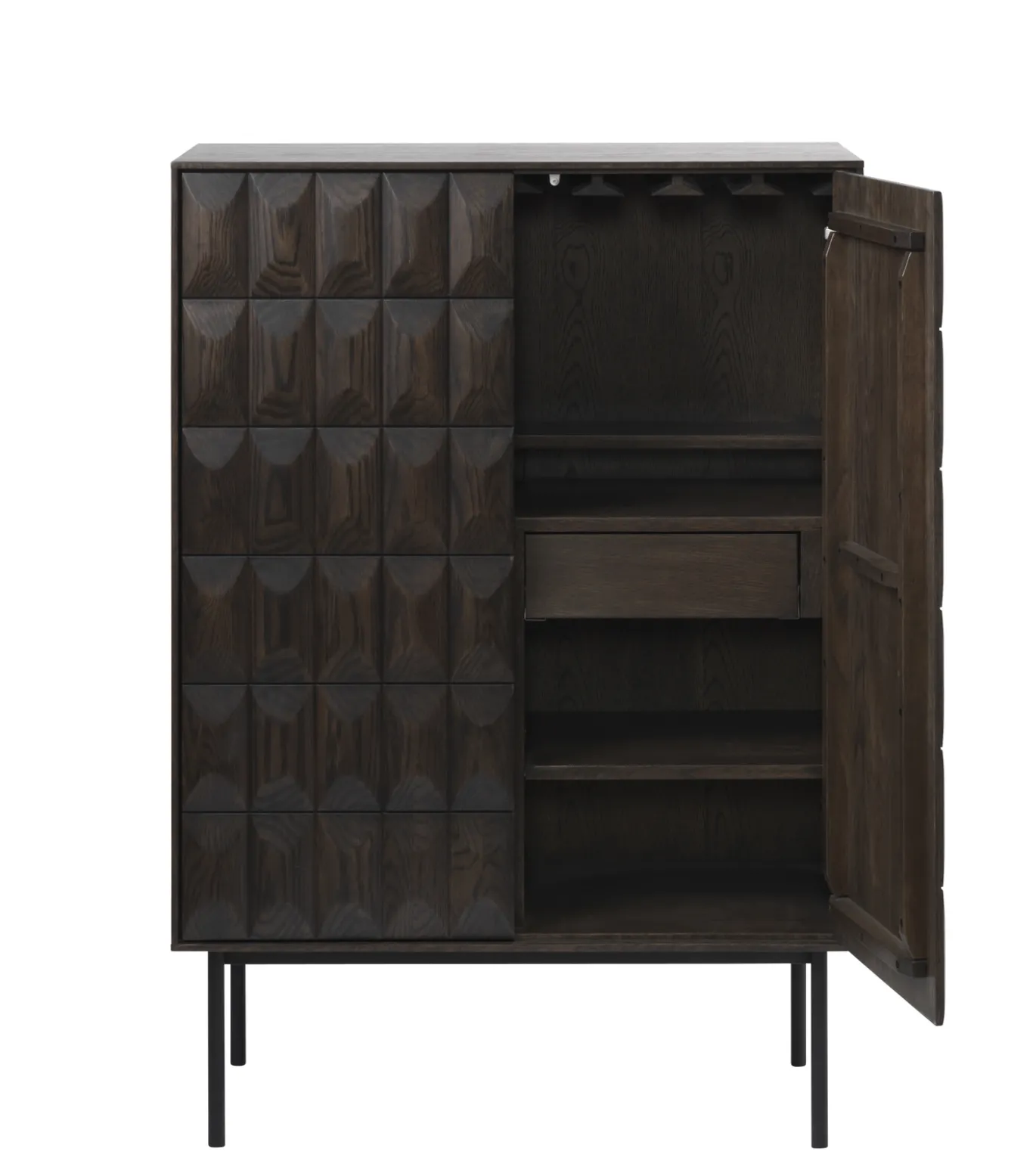 Kast Latina Espresso Glazen - Giga Living