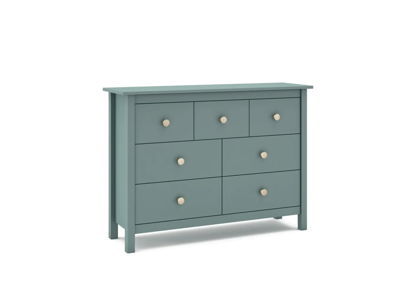 Kast Max 4+3L Petrol Groen - Giga Meubel