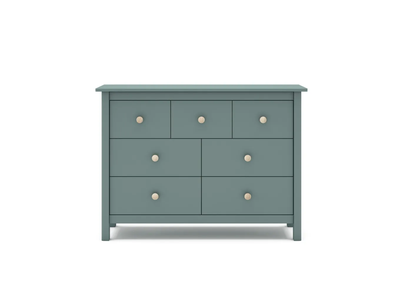 Kast Max 4+3L Petrol Groen - Giga Meubel