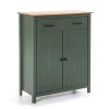Kast Miranda 2d1dr Groen Wax - Giga Meubel