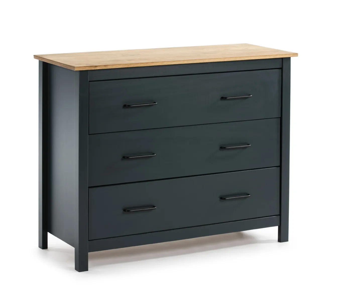 Kast Miranda 3L Blauw Wax - Giga Meubel