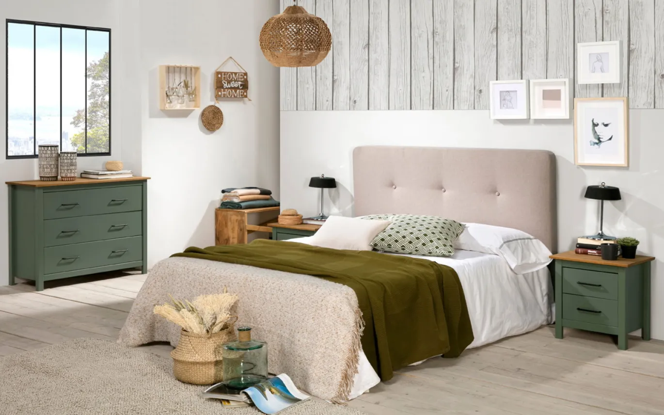 Kast Miranda 3L Groen Wax - Giga Meubel