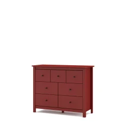 Kast Misti 4+3L Burgundy - Giga Meubel